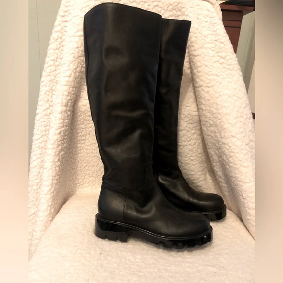 Marc Fisher Shoes - MARC FISHER LTD  Phidias Knee High Boot Black Platform Size 5.5